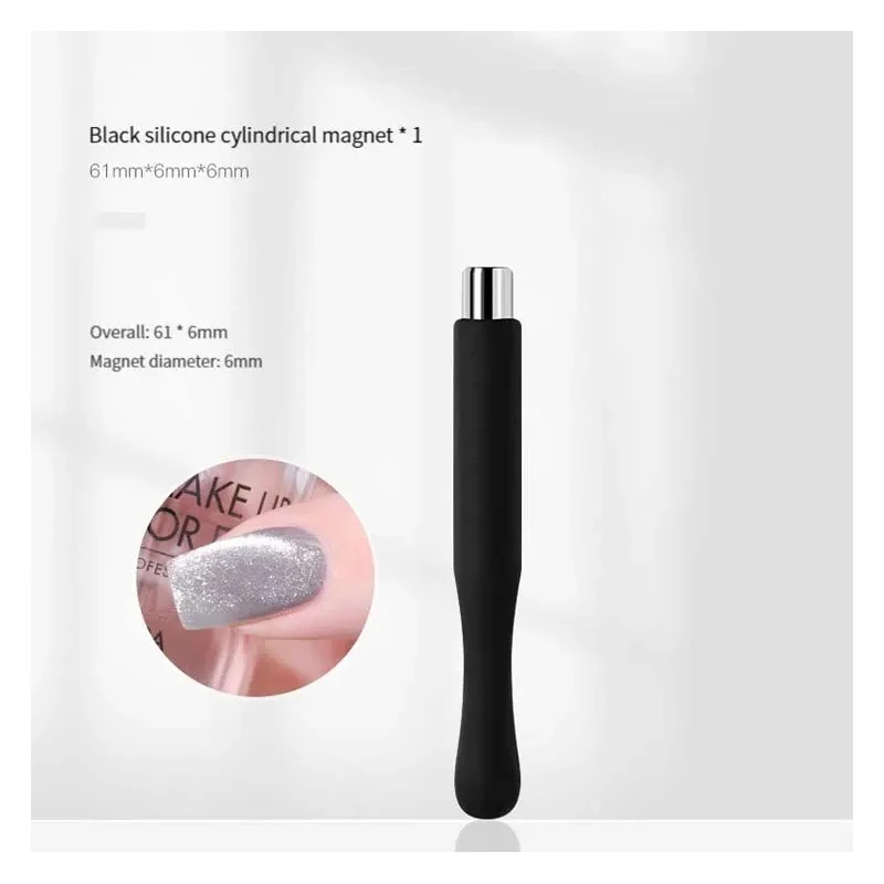 4 قطعة متعددة الوظائف مسمار الفن المغناطيس حجر نمط امتصاص جيل للأظافر كريستال شريط مغناطيسي أداة تعزيز الأظافر