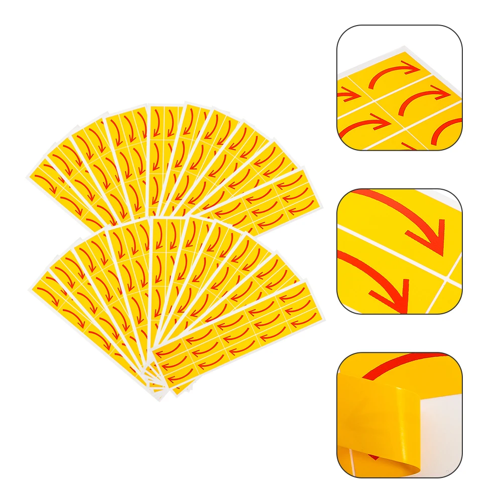 

20 Pcs Indication Tag Direction Signs Wall Decal Stickers Self Adhesive Indicator Directional