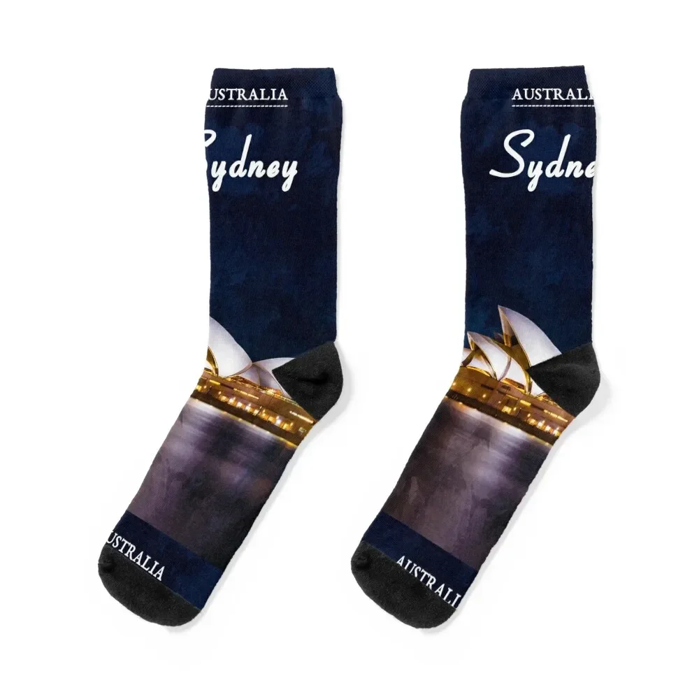 

Sydney Australia Socks sport happy Ladies Socks Men's