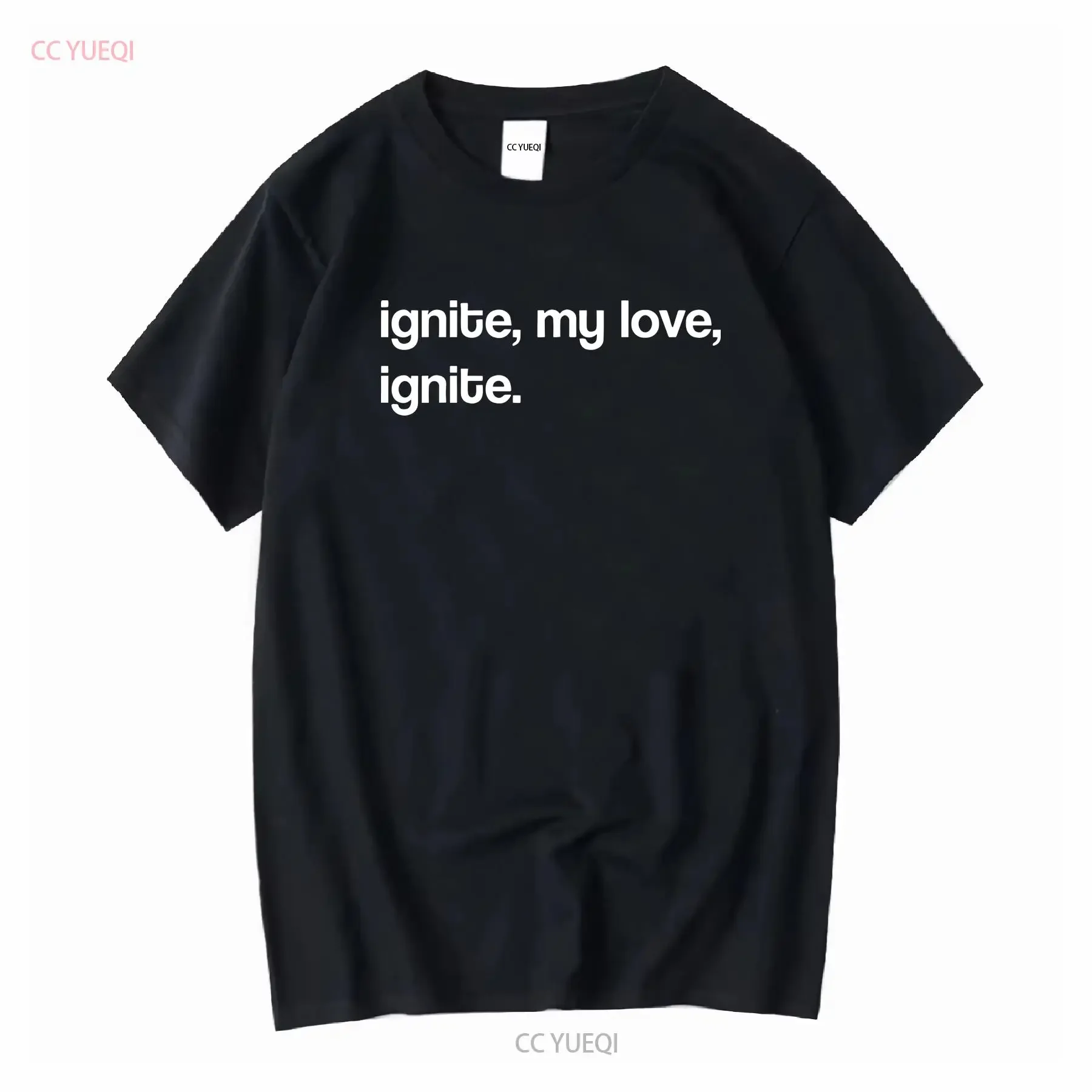 aaron warner ignite my love T Shirt Size M 3XL vintage Washed designer clothes homme Stylish Stretched Versatile graphic Casual