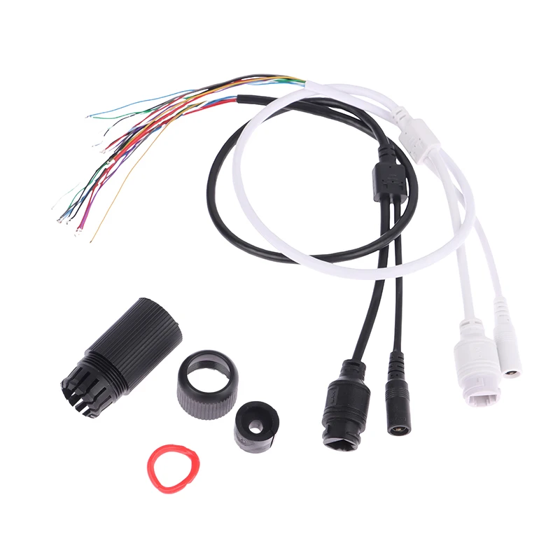 CCCTV POE IP network Camera PCB Module video power cable With, 70cm long, RJ45 female connectors with Terminlas,waterproof cable