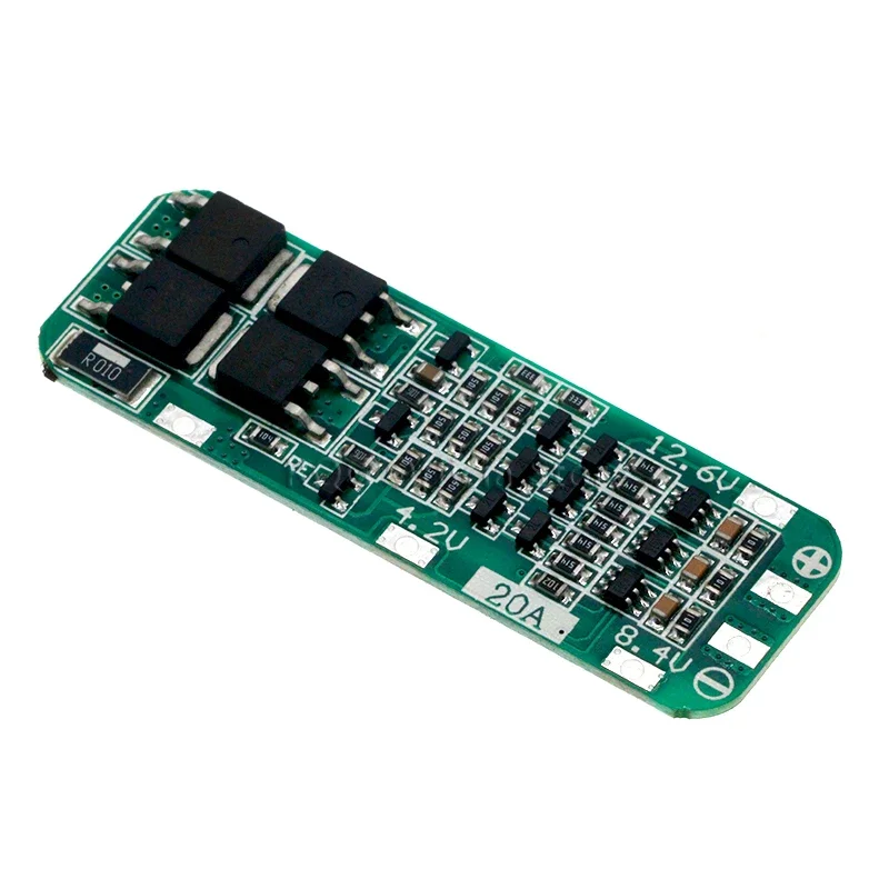 BMS 3S 20A Li-ion Lithium Battery 18650 Charger PCB BMS Protection Board For Drill Motor 12.6V Lipo Cell Module 64x20x3.4mm