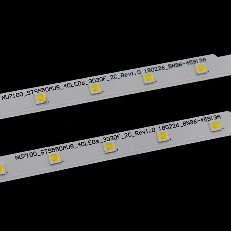 Imagem -03 - para Samsung 55 Polegadas 55nu7300 Tiras Nu7100_sts550au9_40leds_3030f_2c_rev1.0 180226_bn9645913a