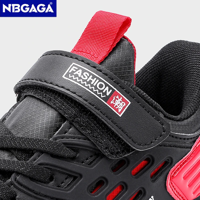 All Seasons Casual Sport Shoes for Children Boys Non-slip Kids School Fashion Running Sneaker Leather Tennis Footwear Size:28-39