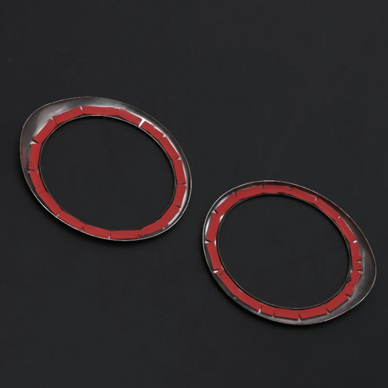 for Toyota Raize A200A/210A Stainless Steel Car Front Fog Lamp Cover Protectors Trim Turn Signal Ring Frame Accessories
