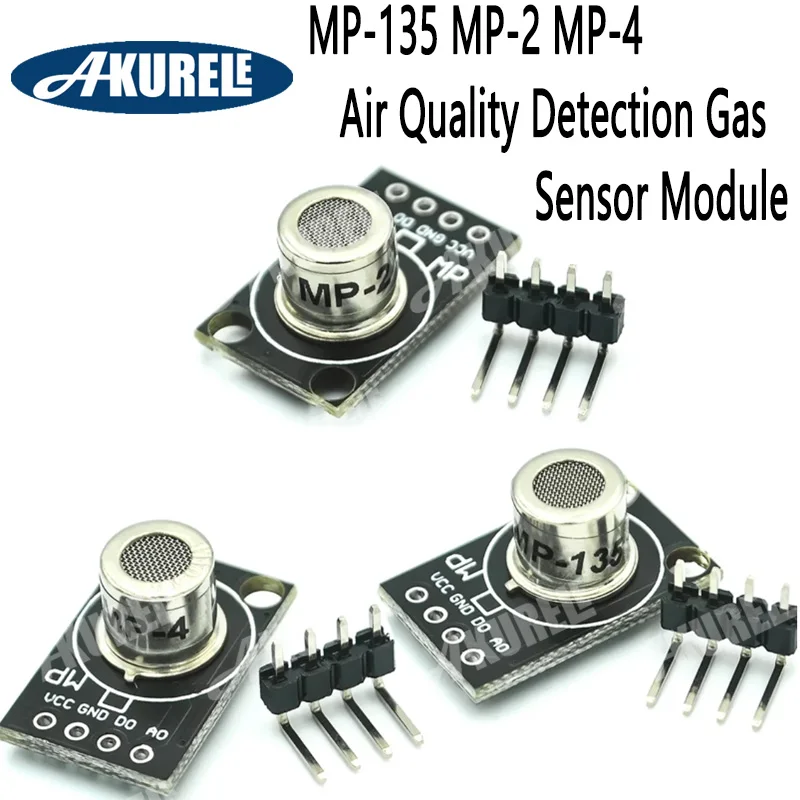 MP-135 MP-2 MP-4 Air Quality Detection Gas Sensor Module MQ-2 MQ-135 MQ-4 Mini Version flammable Gas Sensor Detection Boar