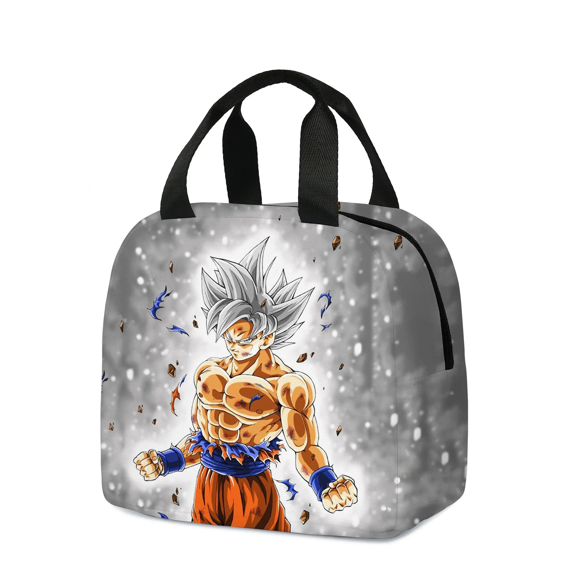 Bandai 3D Dragon Ball Meal Bag Cartoon Portable Ice Bag Kids Lunch Bag Birthday Gift for Girls Kids Boys