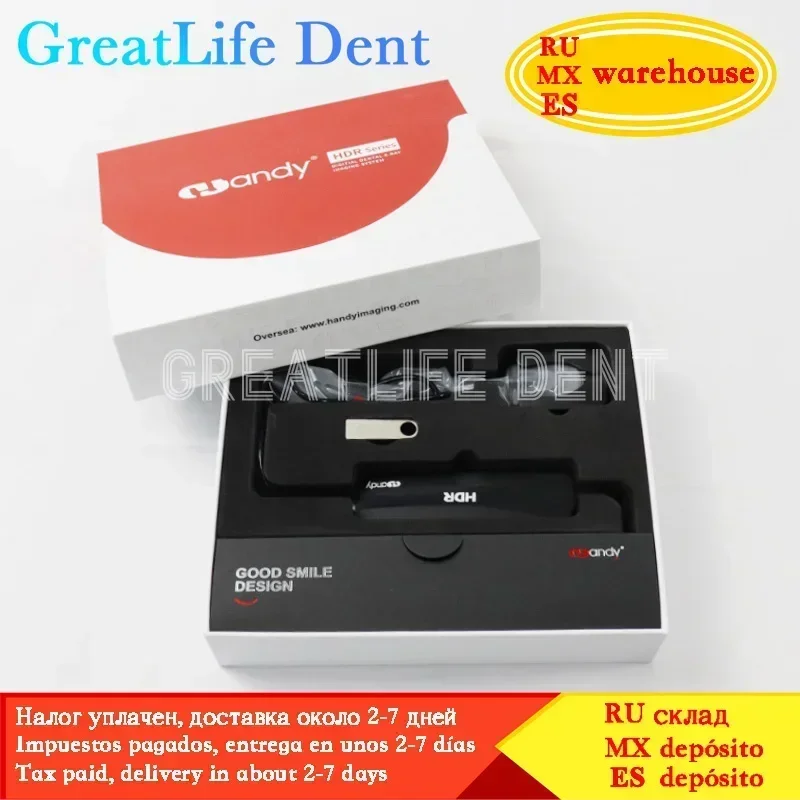 US MX RU EU In Stock GreatLife Waterproof Original Nanopix Rvg Intraoral Imaging System Digital Dental Sensor X-Ray Rvg Image