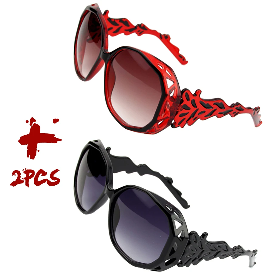 Übergroße Sonnenbrille Frauen Spinne Polygon Rahmen Luxus Unisex Marke Designer Sonnenbrille Reisen lässig charmante Brillen Männer – Detail 6