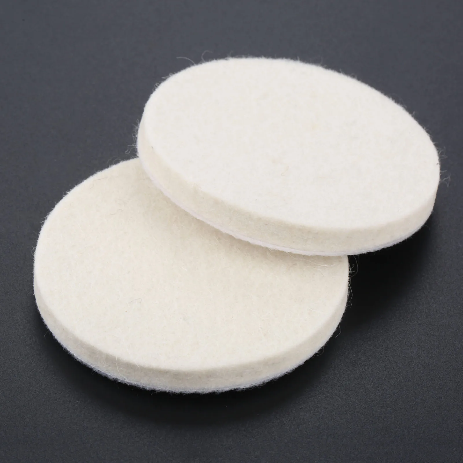 2pc 3 Inch Polishing Pad 75mm Felt Polishing Buffing Grind Round Wheel Wool Polisher Disc Pad for Drill Dremel Rotary Tool