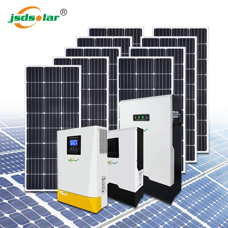 New Arrival 5KW 10KW 15KW 20KW 25KW 30KW Solar Panel System House 220V Solar Storage System Kit Farm