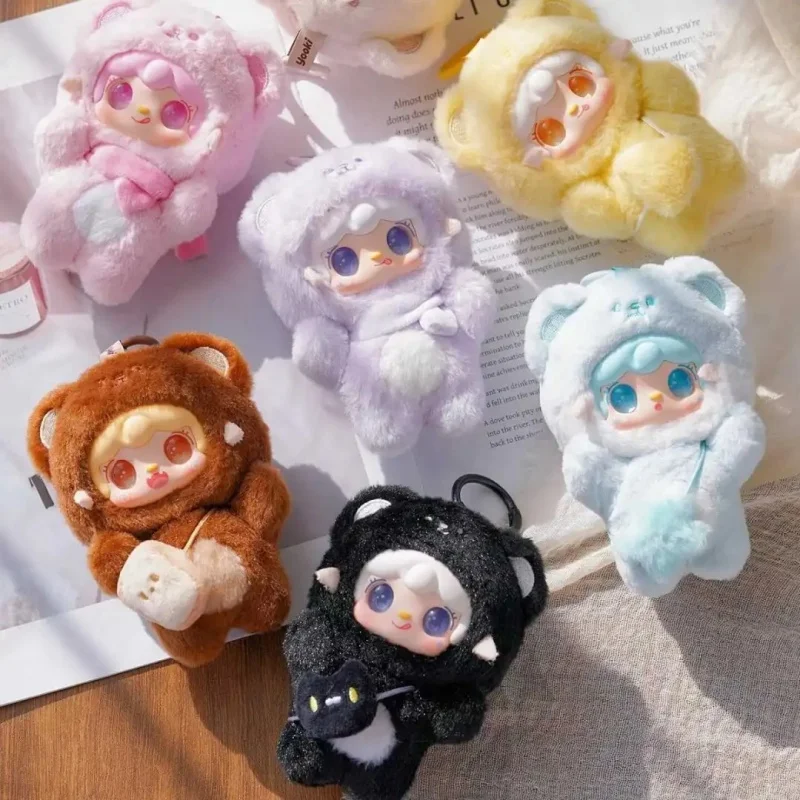 

В наличии натуральная кислородная йооки 4-4 укус маленького медвежонка серии плюшевая слепая коробка кукла ручной работы Декор игрушки Коллекционный декор подарки