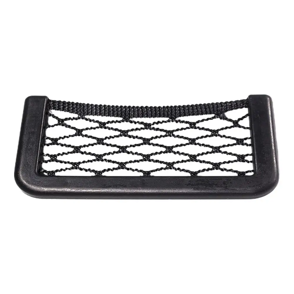 1PC Auto Seat Side Interior Back Sundries Pocket Mesh Storage Bag Phone Net Pocket Holder Car Storage Bag Elastic Flexible Nets