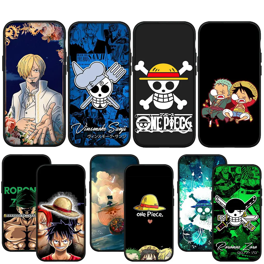 Sanji Roronoa Zoro One Piece Luffy Soft Cover Phone Casing for Apple iPhone 15 14 13 12 11 Pro XS Max XR 6s Plus + SE 15+ Case