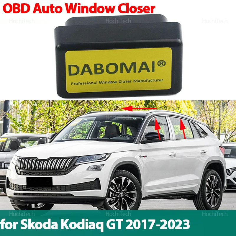 For Skoda Kodiaq GT NS7 NV7 NS6 2017 2018 2019 2020 2021 2022 2023 Car OBD Automatic Window Lifter One Click Closer Plug
