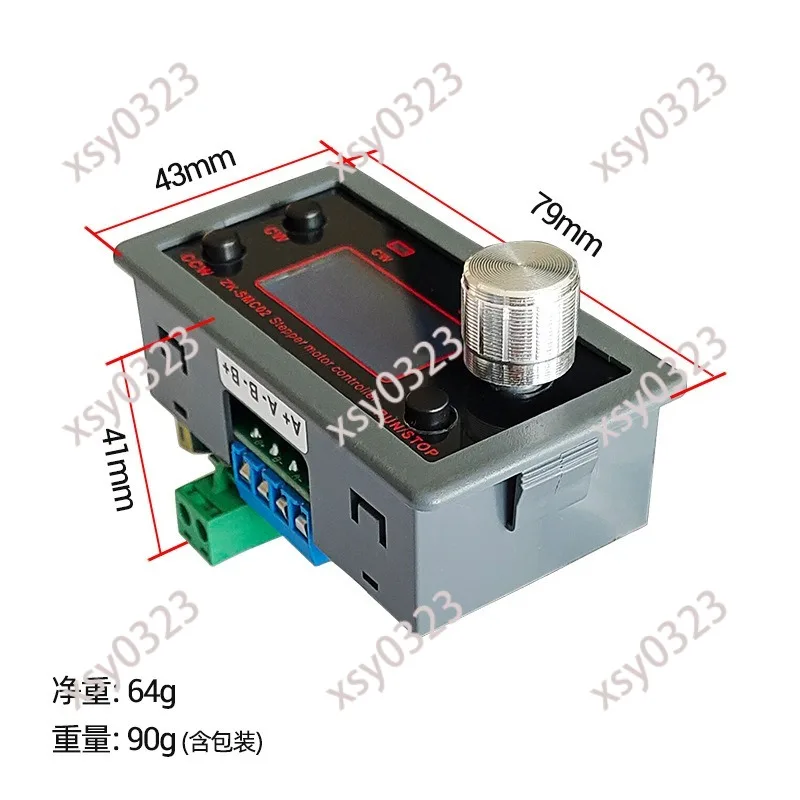 All-in-one 42 57 Stepper Motor Driver Angle Speed Adjustable PLC Serial Communication