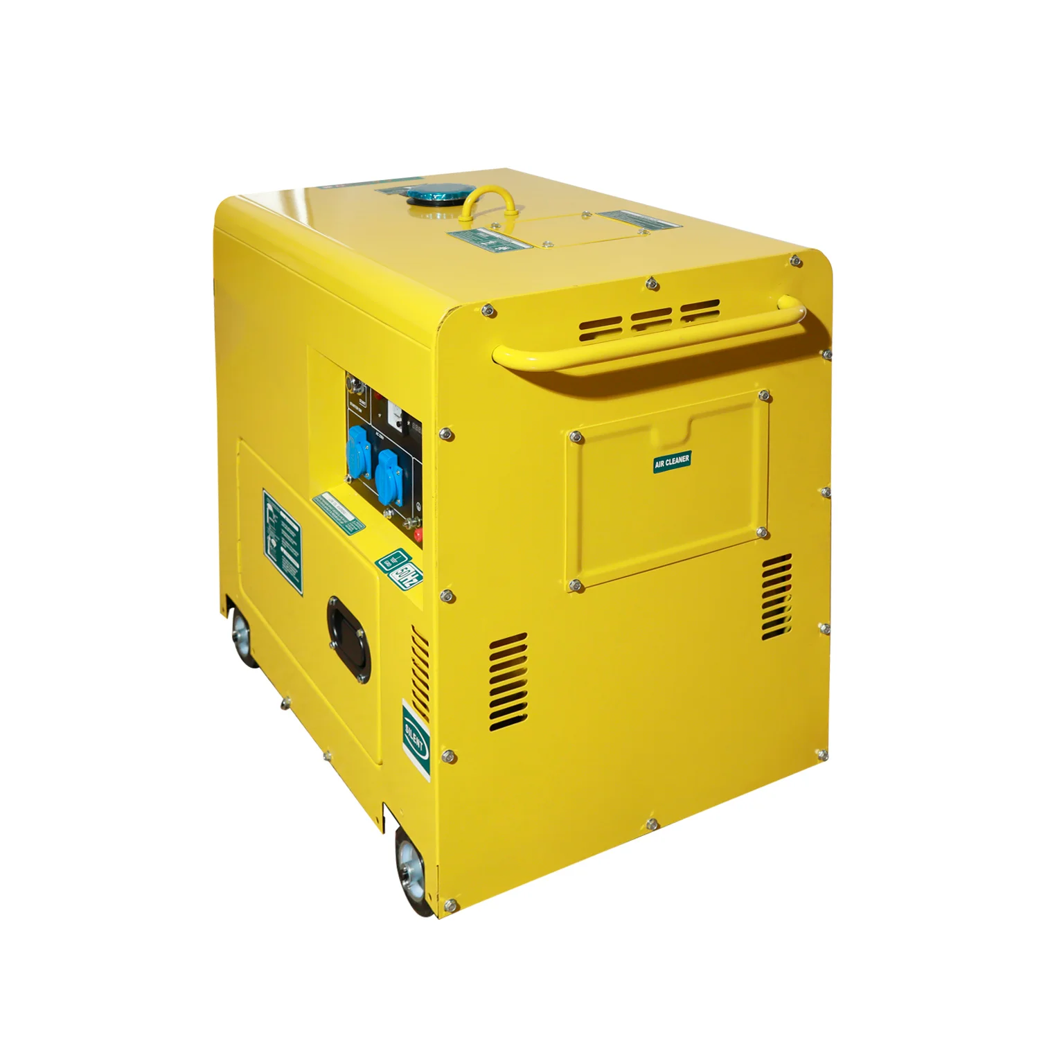 7KW Customizable Air-Cooled Heavy Duty Single Phase Dies el Generator Silent Type with Durable Construction