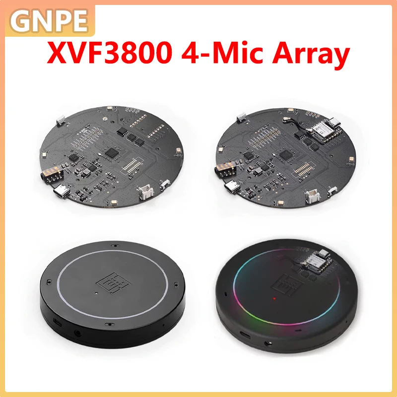 

Seeed ReSpeaker V3.0 XVF3800 ESP32-S3 4-Mic Array USB AI Microphone Noise Reduction Far Field Pickup Plug&Play for Conference