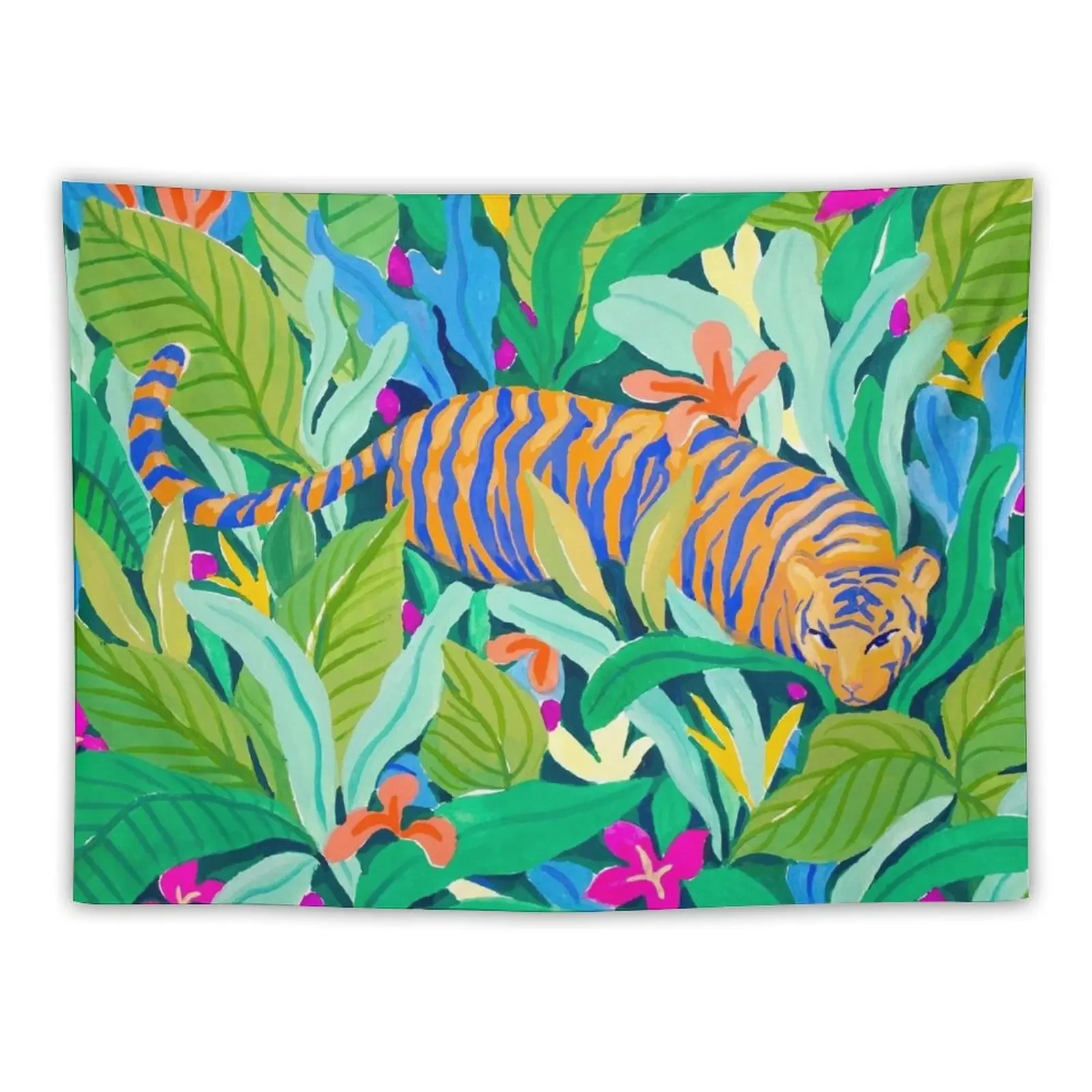 Colorful Jungle Tapestry Decorative Wall Art Mural Tapestry