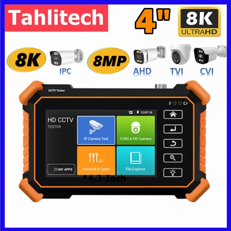 8K IPC Testing Tool CCTV IP Camera Tester 4