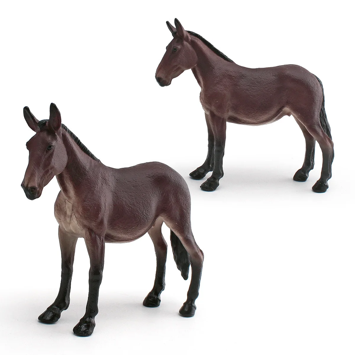 

Simulation Wild Horse Mule Animal PVC Solid Model Realistic Figurine Scene Decoration Desktop Ornament Home Decor