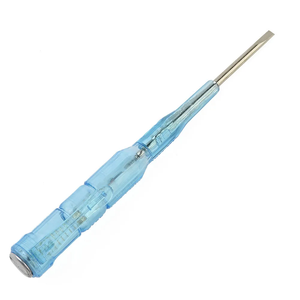 Electric Tester Test Pen Portable Flat Screwdrive Electric Tool Voltage Tester Electric Alert Tester Volt Test Pen Handle Tools