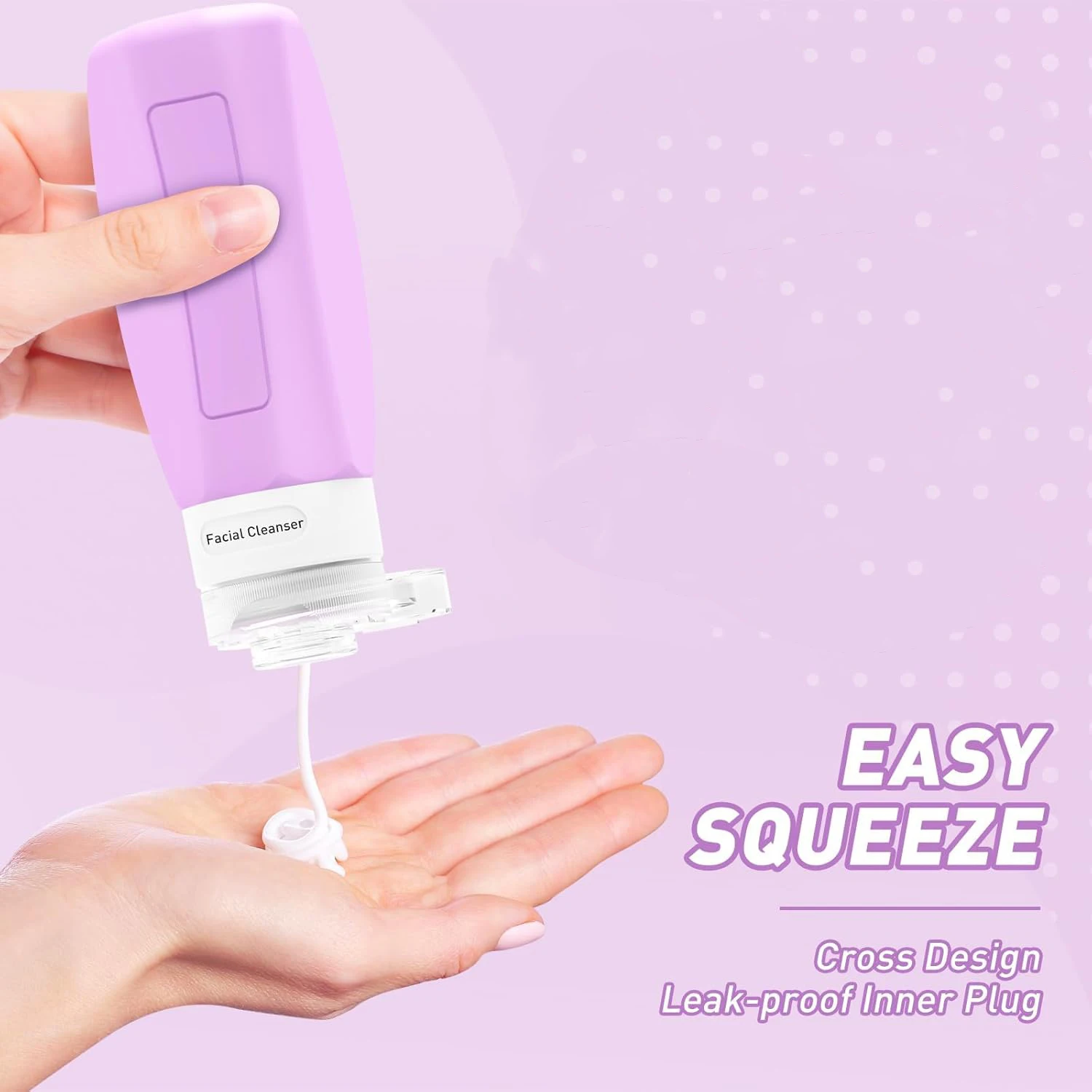 4 パックトラベルボトルトイレタリーセット TSA 承認 BPA フリーシリコン容器漏れ防止チューブ詰め替え液体アクセサリー