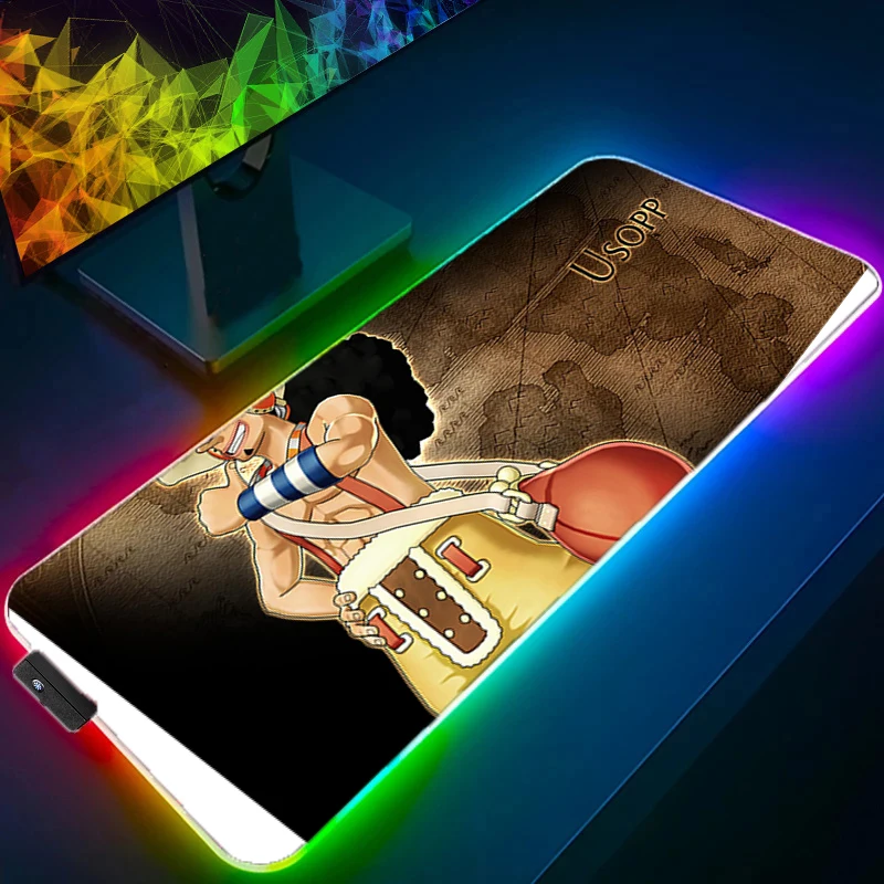 Alfombrilla de ratón LED RGB o-one P, alfombrilla de goma para ratón, accesorios para juegos, alfombrillas para gabinete de jugador, alfombrilla para escritorio de ordenador de oficina, alfombrillas para teclado