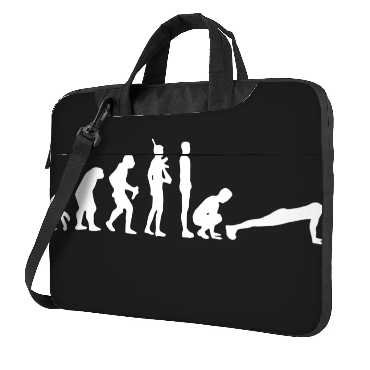 Laptop Bag Mens CROSSFIT Evolution Training Shockproof Briefcase Bag Lifting Fitness For Macbook Air HP Stylish Computer Pouch