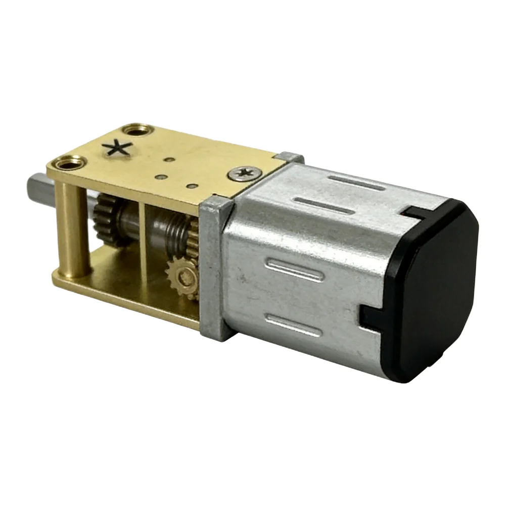 1218 N20 Reduction Type DC Gear Motor for Smart Vehicle Control Systems and Educational Robotics 3V 6V 12V Input