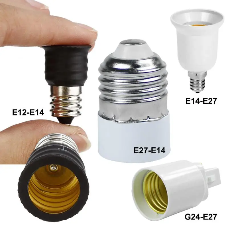 E27 MR16 E27 B22 E12 E14 GU10 G24 portalampada convertitore presa di Base adattatore per lampada a LED accessori per lampadine a mais gadget