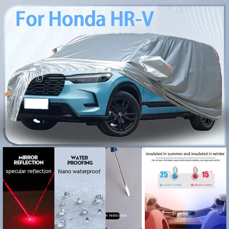 

For Honda HR-V Full Car cover with UV protection and Winter Insulation roles,Rainproof,Snowproof Ati-frost properties.