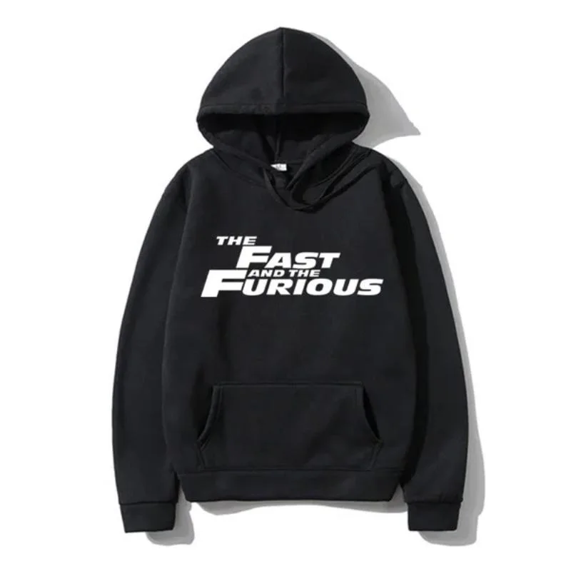 New Fast and Furious Printed Hoodies Men Woman Fashion Casual Y2K Hoodie Hooded Sweatshirts Pullovers Unisex Tracksuits Clothing