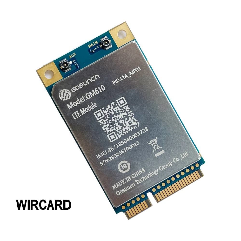 Tarjeta inalámbrica GM610 LTE 4G, módulo mini PCI-E 4G, FDD-LTE, TDD-LTE, Cat6, 300M, para enrutador