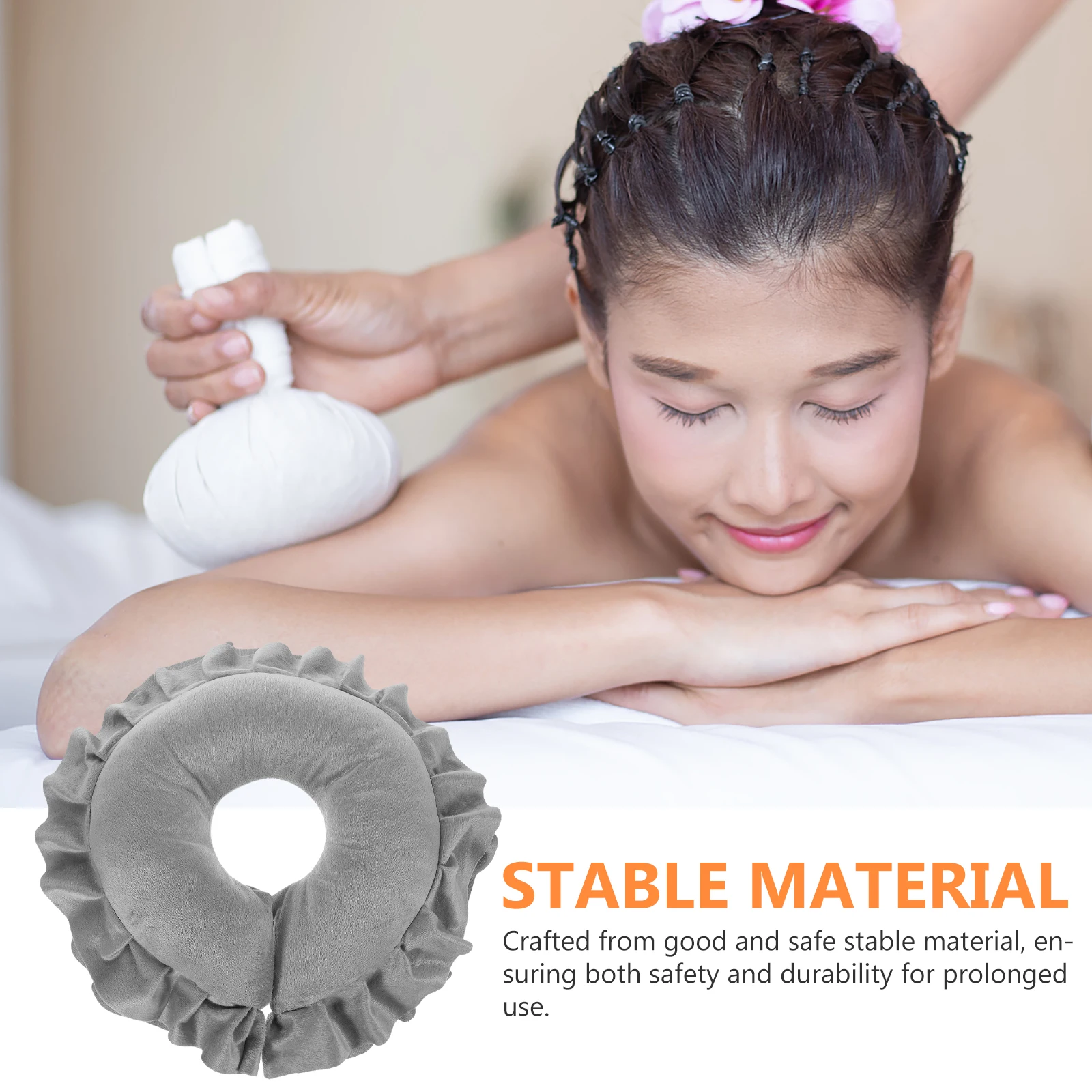 

Premium Pillow For Salon Spa Massage Reusable Headrest Cushion Face Down Pillow Face Cushion For Beauty Clinics Spas Massage