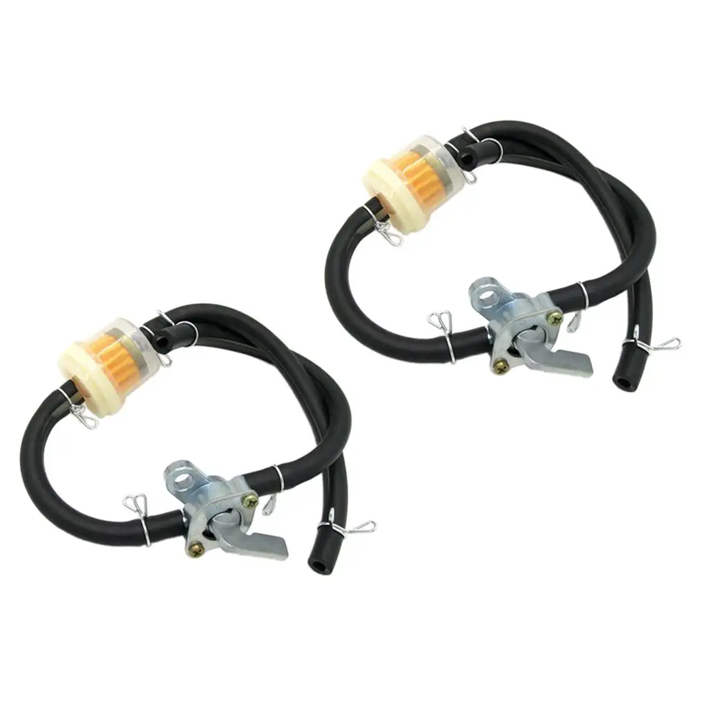 Replacement Fuel Valve Petcock Tap Durable Gas Filter Petrol Pipe for ATV Quad Trail Bike 50cc 150cc Motorcycles
