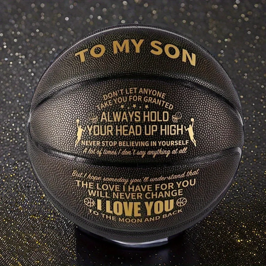 

Basketball Carved Gift for Children, Father's Day Birthday Gift, Graduation Gift for Children, Unique Gift for Men, Size 7