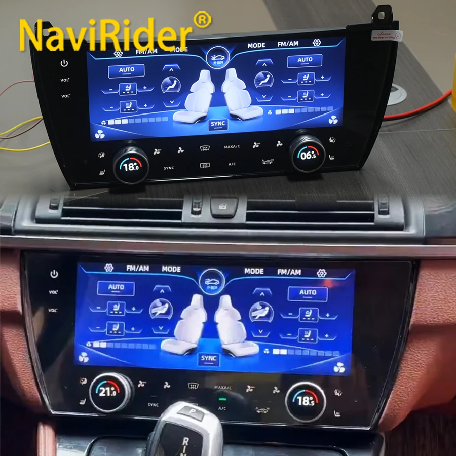 New 10.25'' For BMW 5 Series F10 F11 F18 2010-2017 Air Conditioning Climate Board Voice Control LCD Touch Climate Control Screen