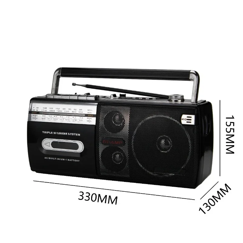 2024 classic cassette recorder player home radio wireless player