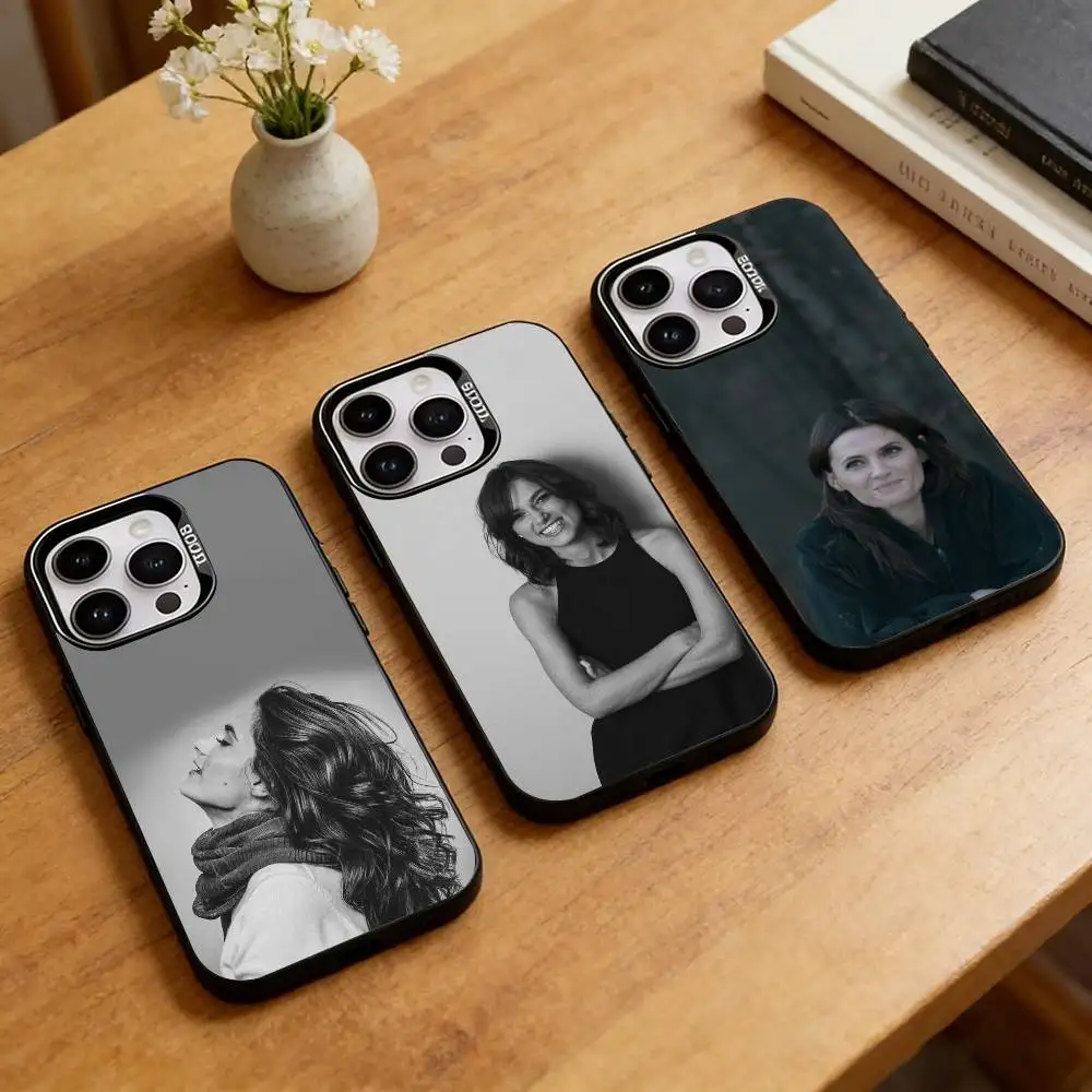 S-Stana Katic Portrait Print  Phone Case For iPhone 17,16,15,14,13,12,11 Plus,Pro Max,XS,Colorful Silver Phone case Funda Cover