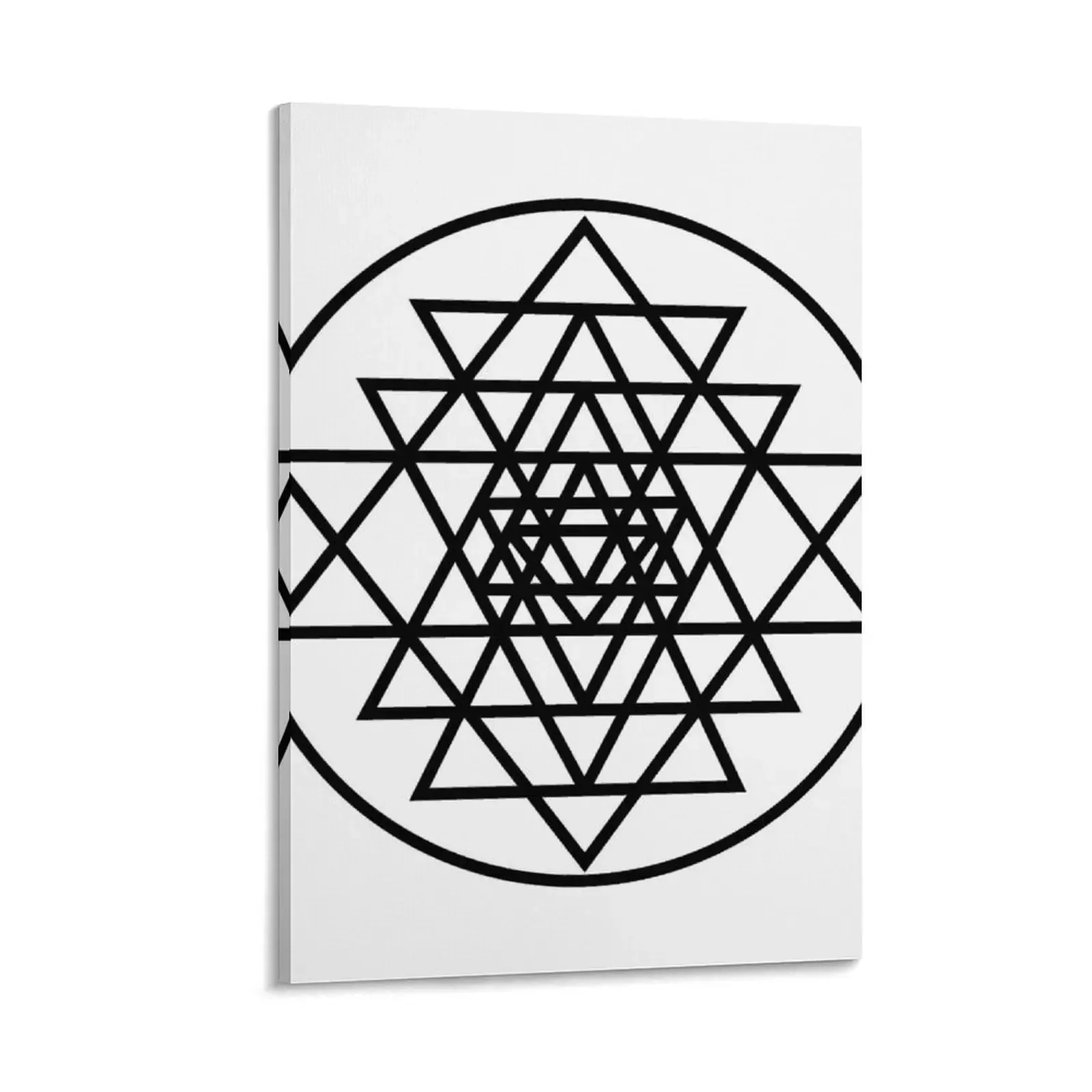 

Sri Yantra Canvas Painting accessories for home decor decorations for the room Wall posters Paintings