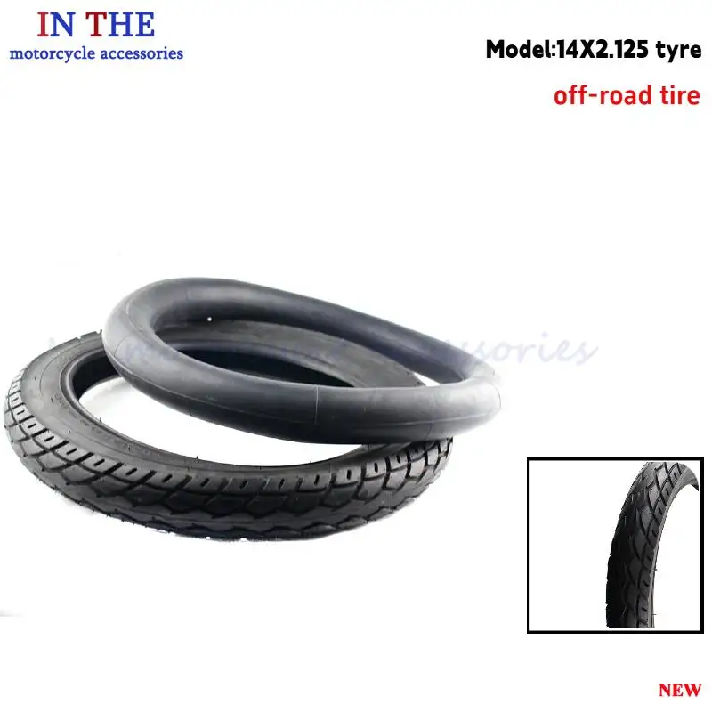 Best NEW Repalcement 14 Inch 14x2.125(57-254) Solid Equipment Scooter Parts Sporting Goods Tires Bicycle Tires