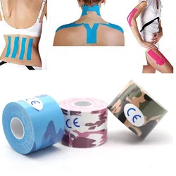 5CM*5M Kinesiotape Elastic Adhesive Bandage Muscle Tapes Football Kinesiology Tape Sport Taping First Aid Sport Athletic Tennis