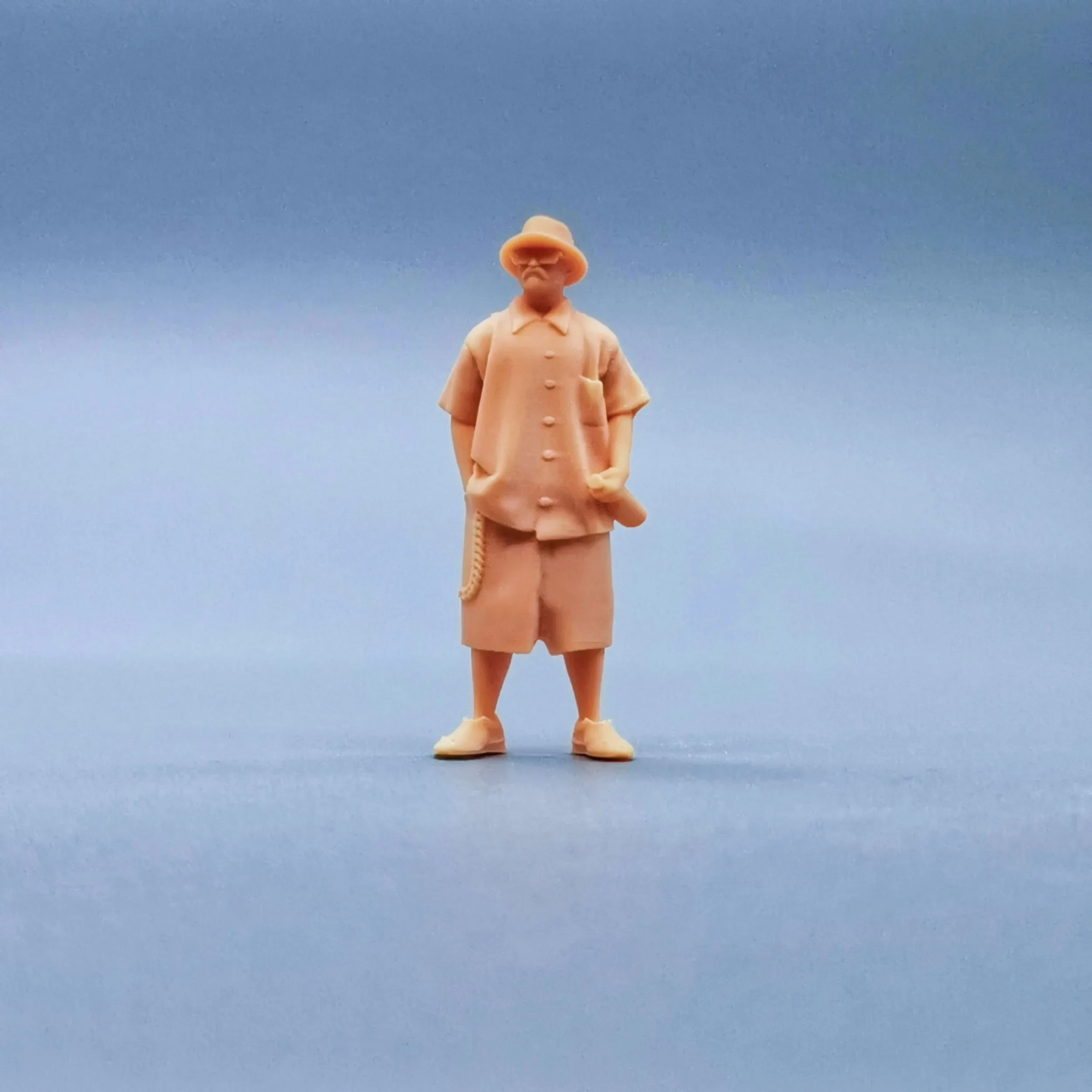 1/64 Figuren Maßstab Modell Harz Nehmen Sie die Flasche Onkel ungefärbte Miniaturen Diorama handbemalt W203