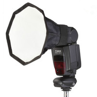 20cm Universal Flash Light Diffuser Foldable Octagon Speedlight Diffuser Softbox For Canon/Nikon/Sony/Olympus