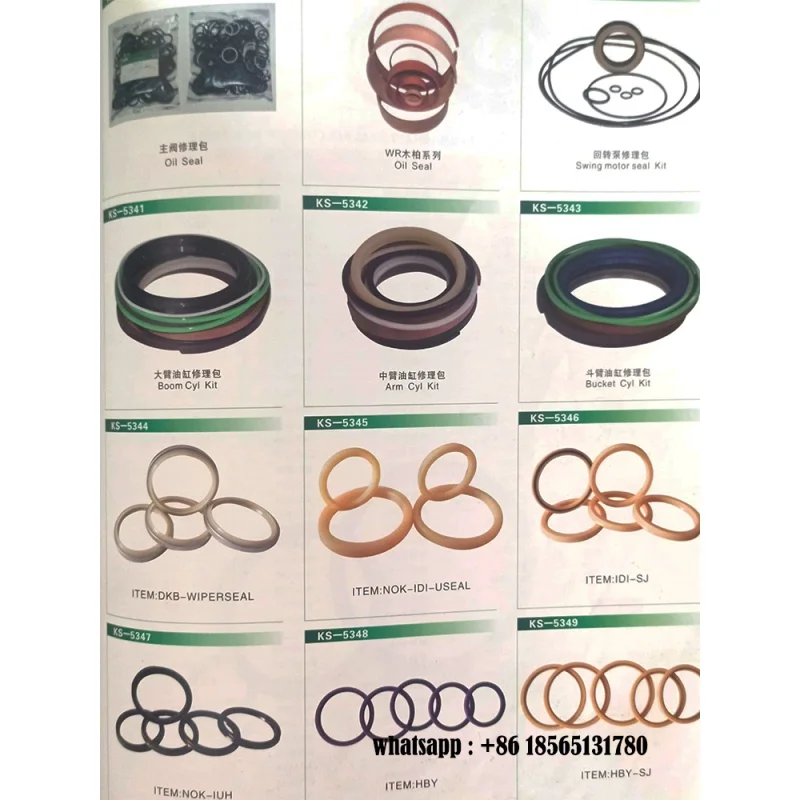 Komatsu Excavator Parts PC200-8 PC200-3 PC200-6 Pilot Valve Seal Kit Joystick Repair Kit PC200-5 PC200-7 Joystick button oil sea