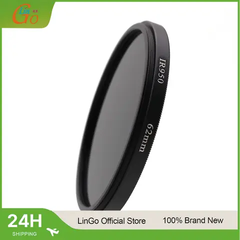 Filter Infrared IR Filter 950nm IR Filter 43mm 46mm 49mm 52mm 55mm 58mm 62mm 67mm 77mm For SLR DSLR Camera Lens
