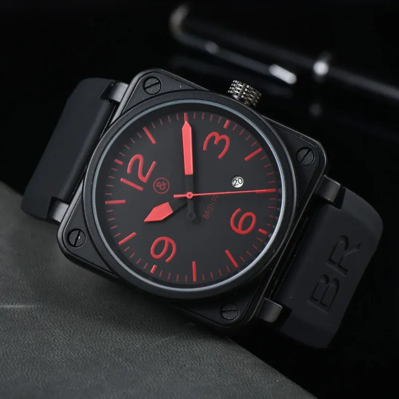 

High-quality Fashion Square Leisure Automatic Mechanical Watch with Calendar