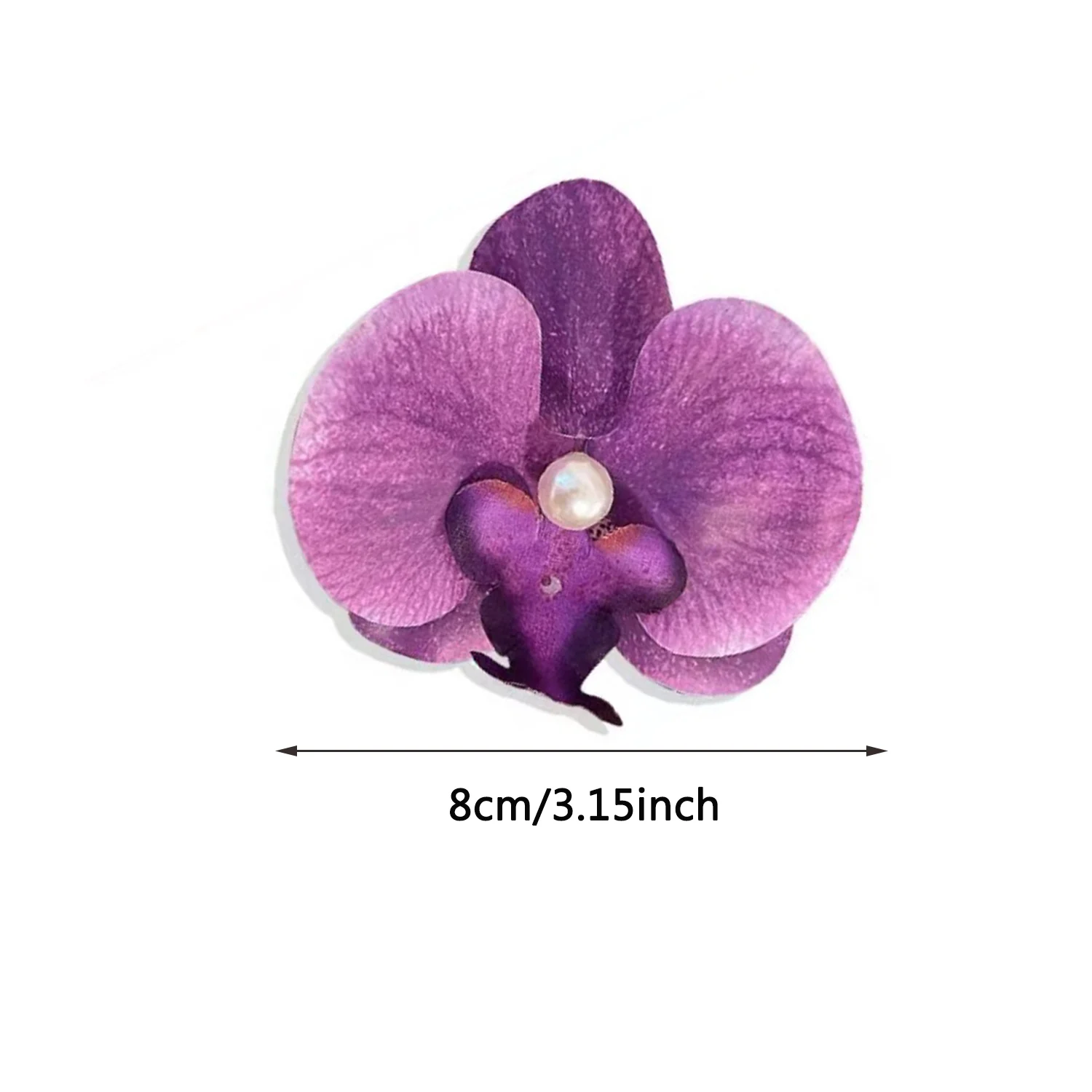 New Fairy Butterfly Atmosphere Spring New Orchid Flower Hair Clip Sweet Hairpin Seaside Vacation Headwear Hair Accessories