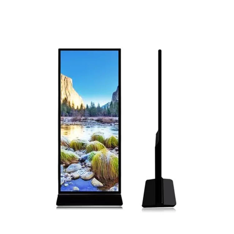 Software vertical LED Display Digital Shoppinges Elevadores Tela de toque interna LCD Publicidade